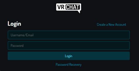 vr chat login|vr chat login steam.